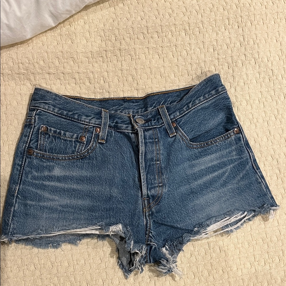 Levis Authentic Denim Blue Women's Shorts